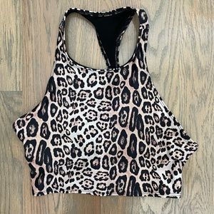 Onzie leopard bra tank